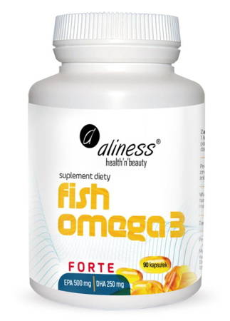 Alines Fish Omega-3 500 EPA / 250 DHA Forte 90 kapsułek