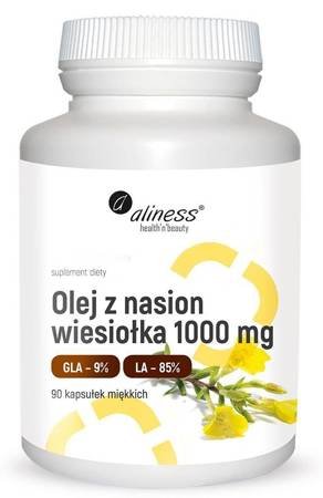 Aliness Olej z Wiesiołka 1000 mg 90 kapsułek