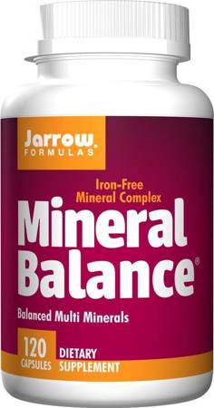 Jarrow Formulas Mineral Balance bez żelaza 120 kapsułek