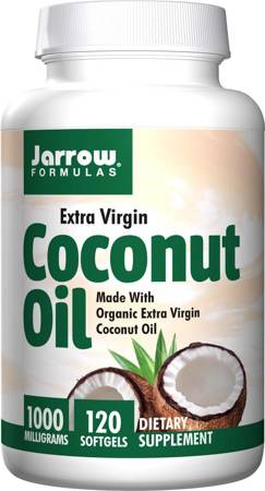 Jarrow Formulas Olej z Kokosa (Coconut Oil) 1000 mg 120 kapsułek