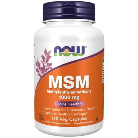Now Foods MSM Metylosulfonylometan 1000 mg 120 kapsułek