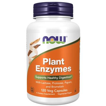 Now Foods Plant Enzymes 120 kapsułek