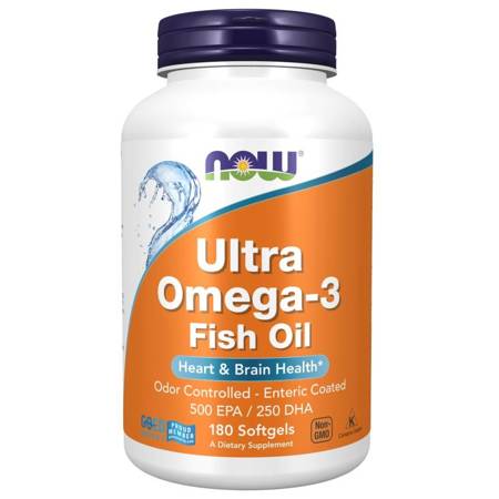 Now Foods Ultra Omega-3 500 EPA / 250 DHA 90 kapsułek