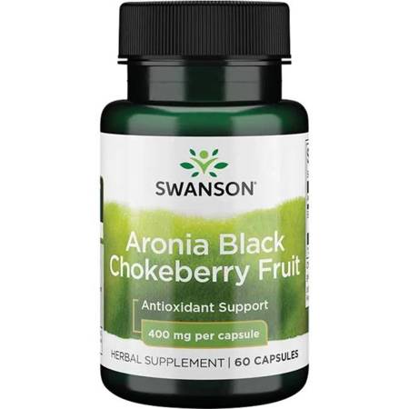 Swanson Aronia (Chokeberry) 400 mg 60 kapsułek