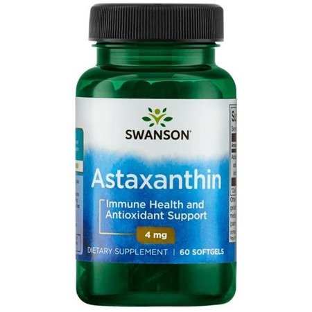 Swanson Astaksantyna (Astaxanthin) 4 mg 60 kapsułek
