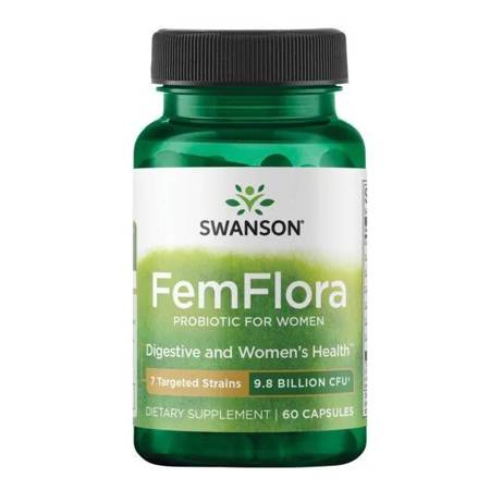 Swanson Femflora Probiotyk dla Kobiet 60 kapsułek