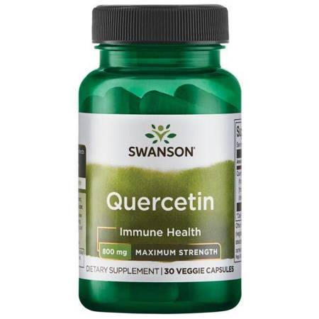 Swanson Kwercetyna (Quercetin) Maximum Strength 800 mg 30 kapsułek