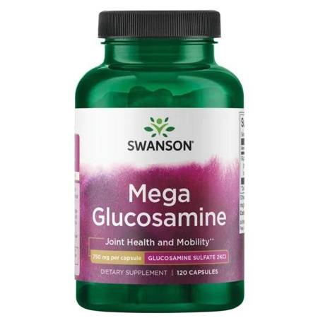 Swanson Mega Glukozamina 750 mg 120 kapsułek
