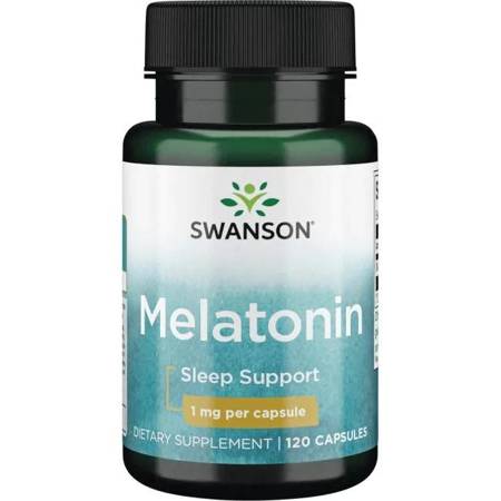 Swanson Melatonina 1 mg 120 kapsułek