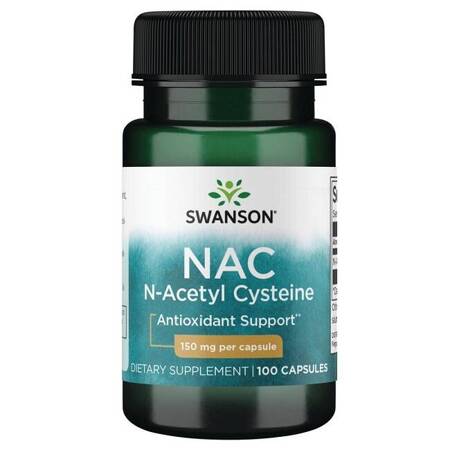 Swanson N-Acetylo Cysteina (NAC) 150 mg 100 kapsułek